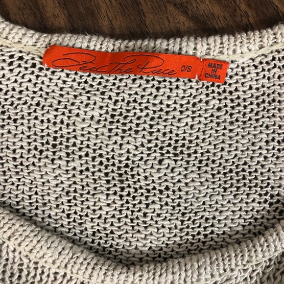 Feel the Piece Cotton Hi Lo Sweater OS - Picture 5 of 5